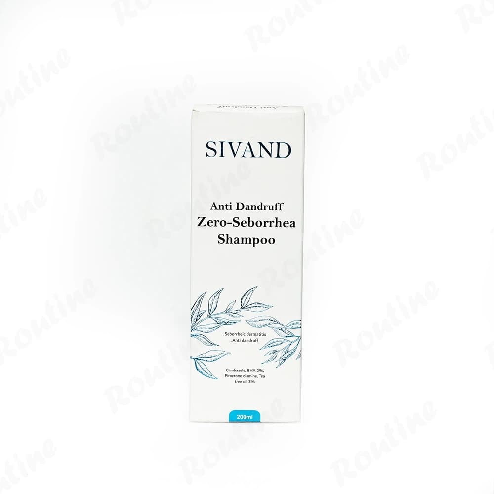 شامپو ضد شوره سر و بدن سیوند سری Climbazole مدل Zero Dandruff 0359 حجم ۲۰۰ میلی لیتر — تصویر 3