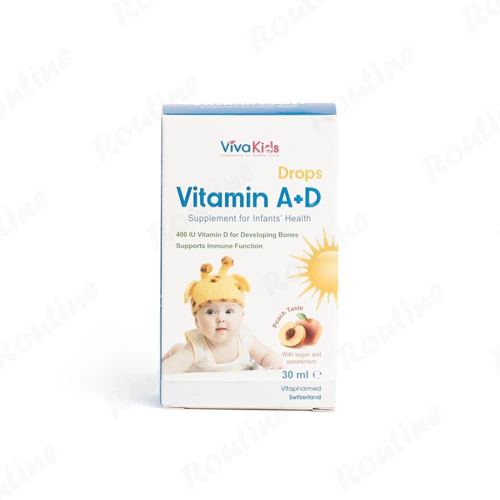 قطره ویتامین A+D ویواکیدز 30 میلی‌لیتر — تصویر 4
