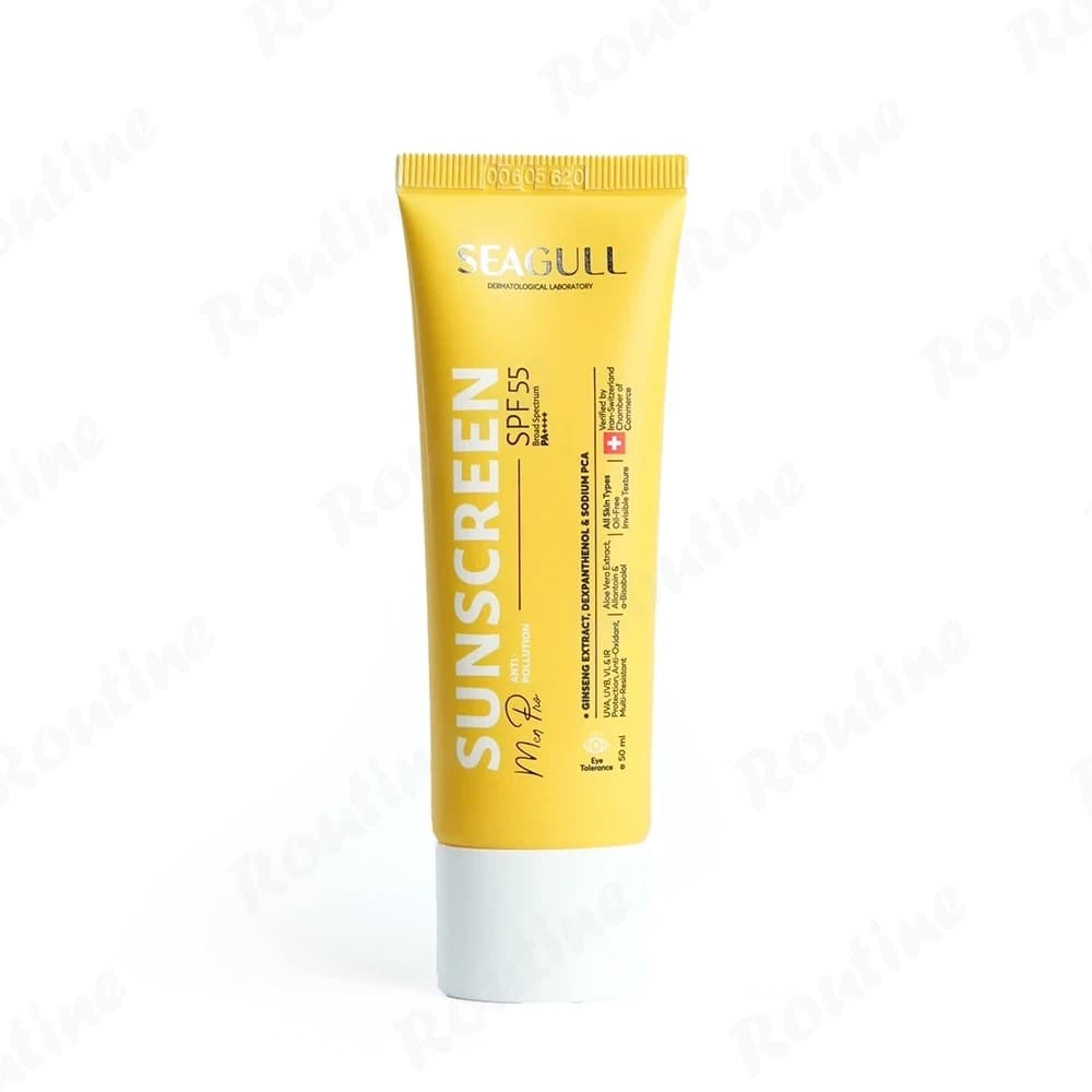کرم ضد آفتاب بی رنگ آقایان SPF55 سی گل