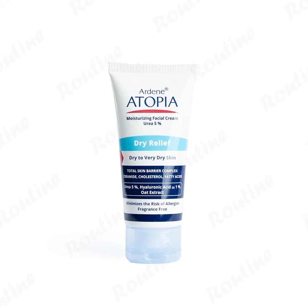 کرم مرطوب کننده قوی صورت اوره 5% درای ریلیف آردن آتوپیا