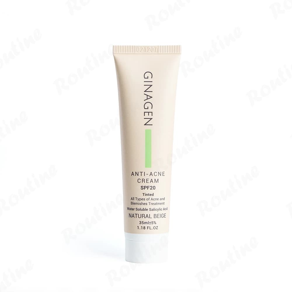 کرم ضد جوش رنگی SPF 20 ژیناژن