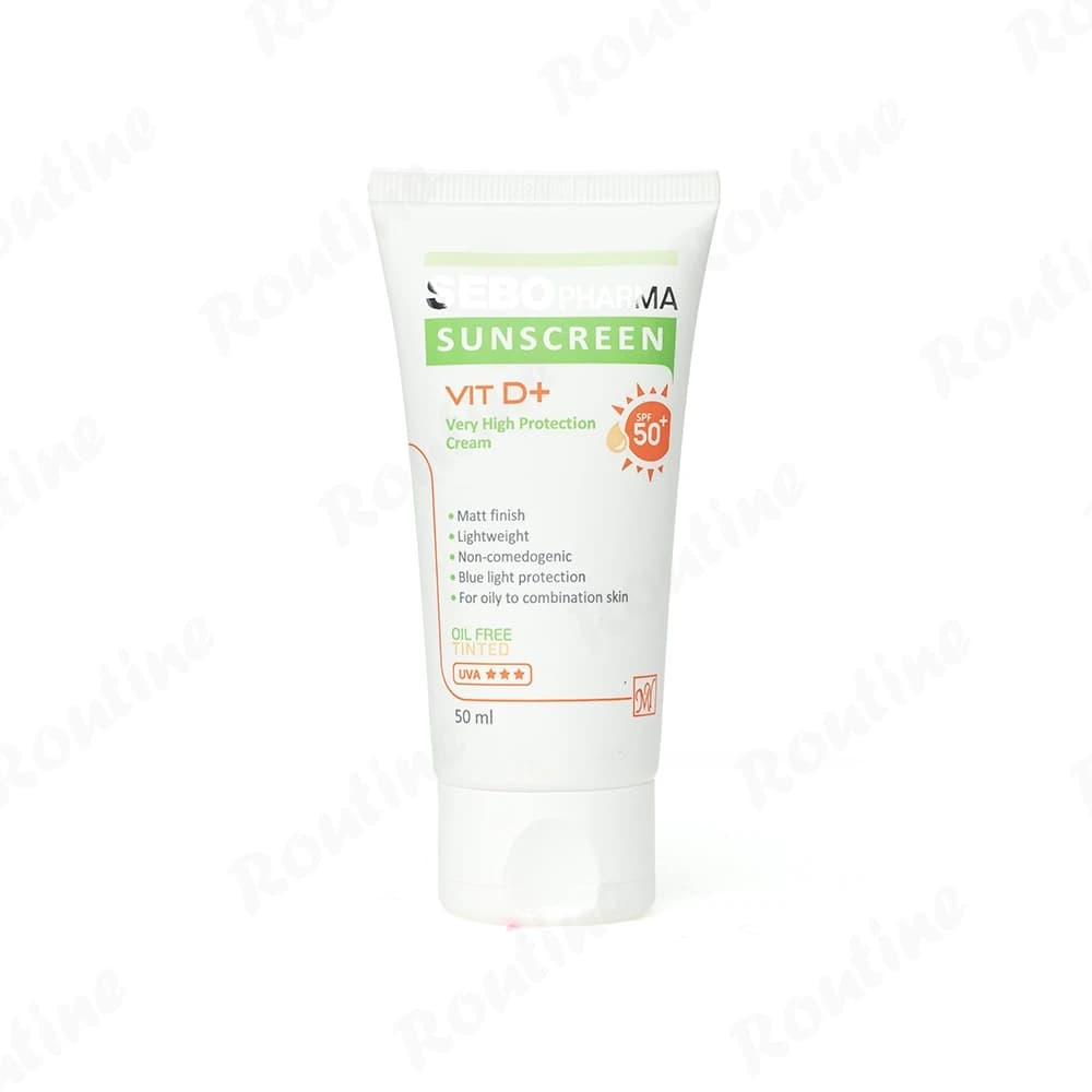 کرم ضد آفتاب رنگی SPF 50 سبوفارما