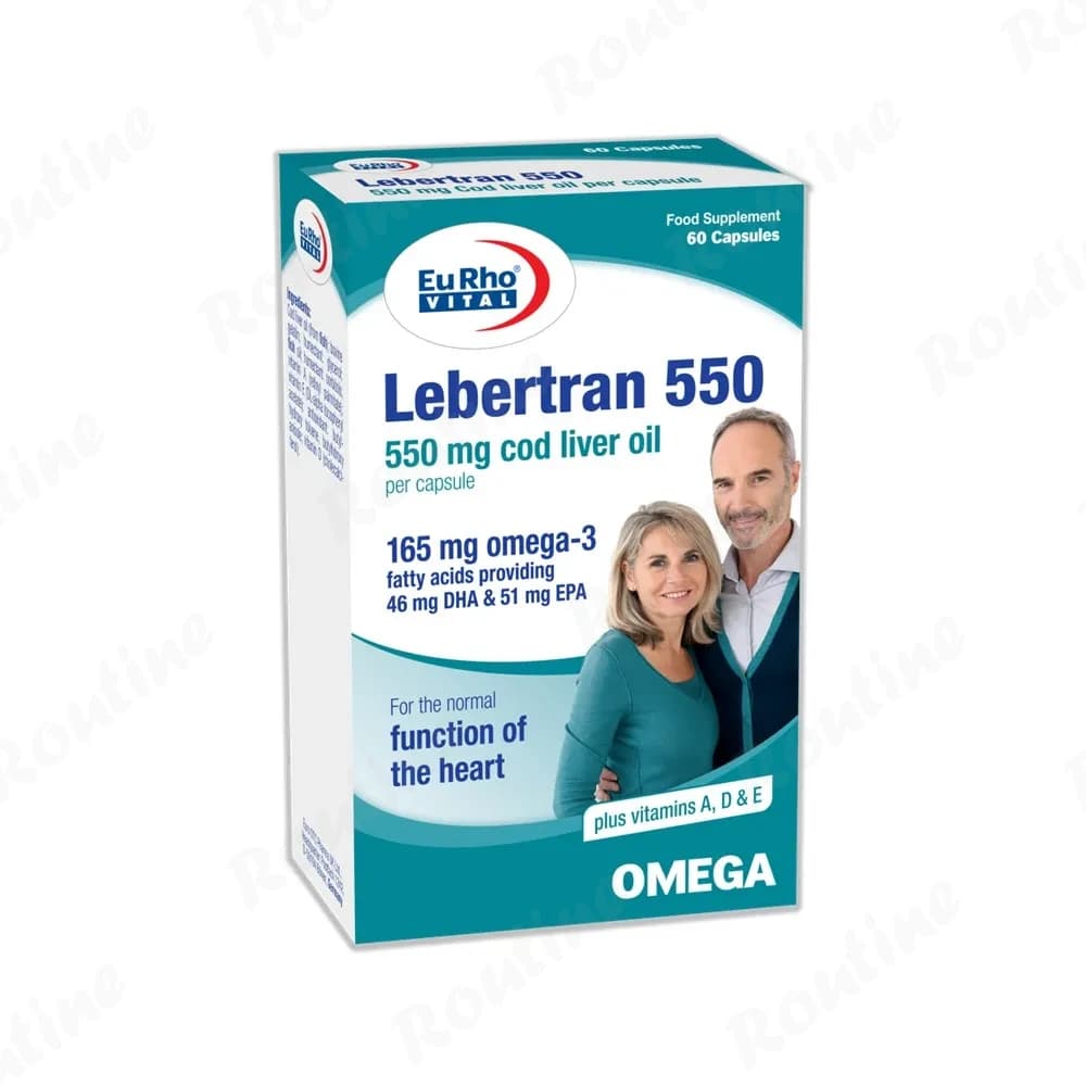 کپسول نرم لبرترن یوروویتال 550 میلیگرم 30 عدد