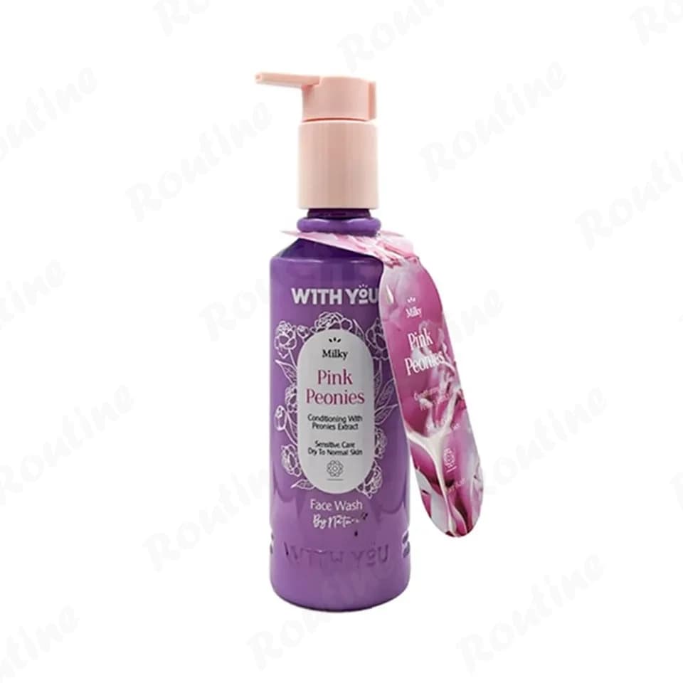 ژل شستشوی صورت ویت یو مدل Peony مناسب پوست نرمال تا خشک 200 میلیلیتر