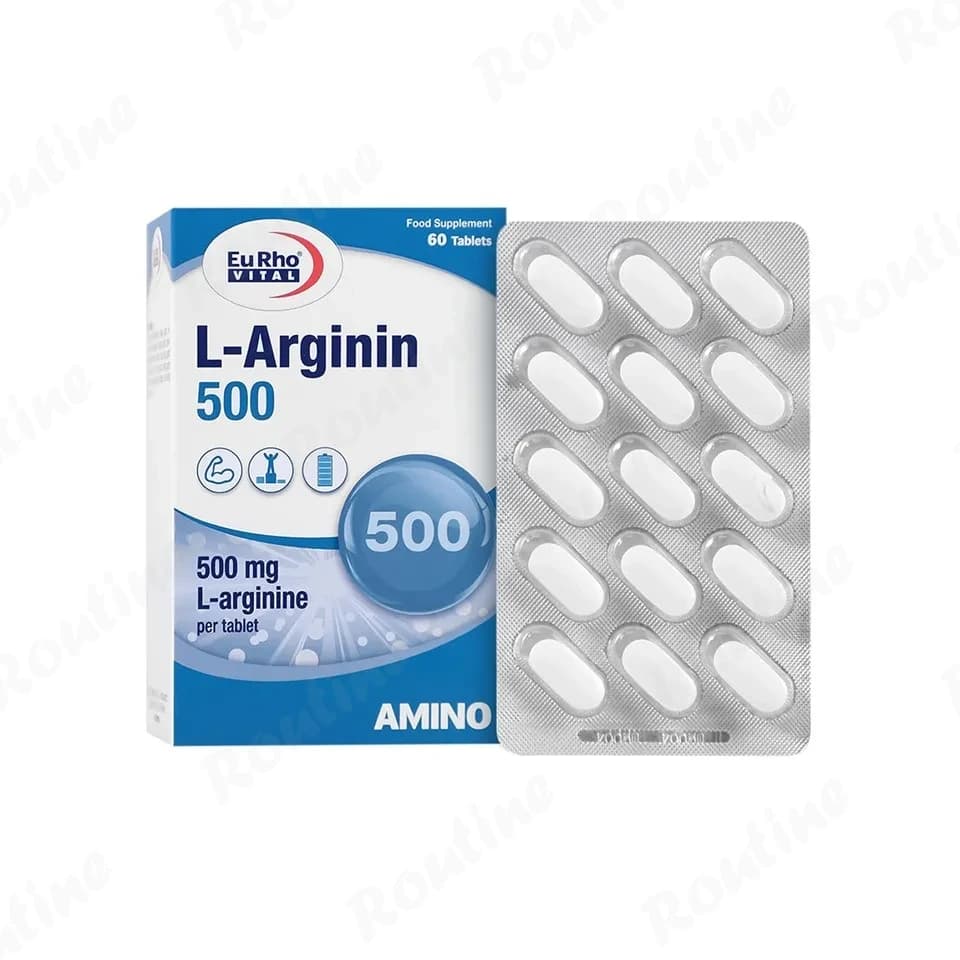 قرص ال آرژنین 500 میلی گرم یوروویتال 60 عددی