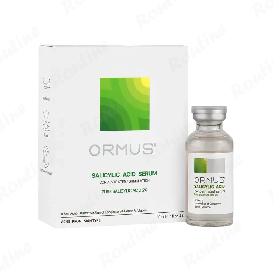 سرم ضد جوش سالیسیلیک اسید 2 درصد (Salicylic Acid 2%) مناسب پوست چرب اورموس 30 میلی لیتر