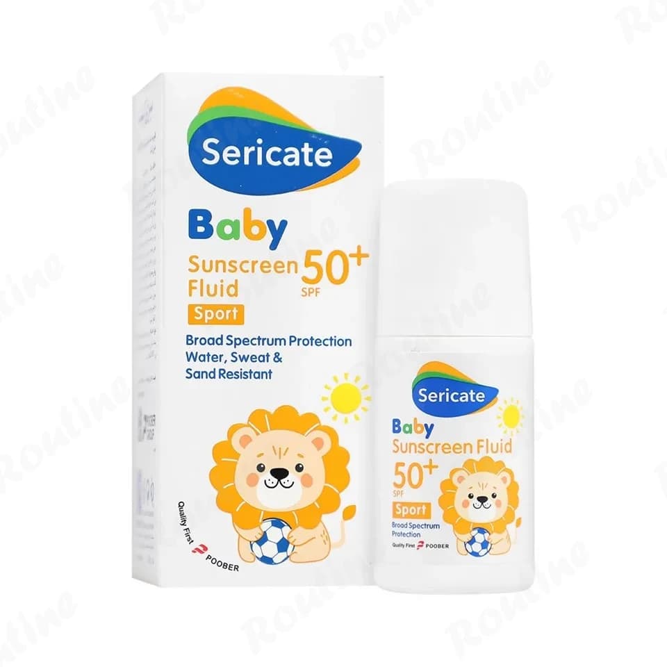 فلوئید ضد آفتاب اسپرت کودک SPF50 سری کیت بیبی 50 میلی لیتر